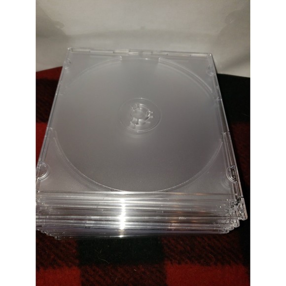 SLIM CD Jewel Cases Slimline 10pk Lot - Picture 4 of 4